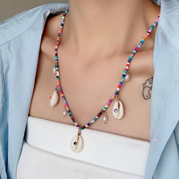 earrings & necklace bohemian summer girls colorful seed beads nature shell choker seashell anklet handmade femme jewelry sh-002 sh-005, Silver
earrings & necklace bohemian summer girls colorful seed beads nature shell choker seashell anklet handmade femme jewelry sh-002 sh-005, Silver