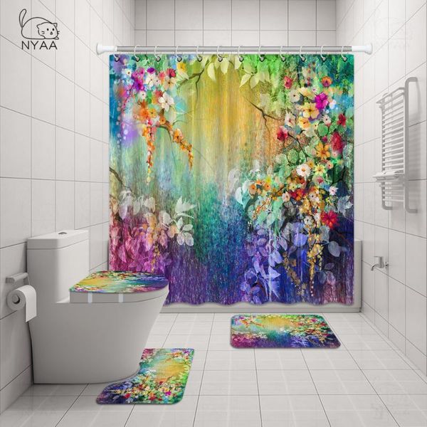 elegant flower print shower curtain set waterproof bathtub screen soft bath mats carpets rugs bathroom accessories home decor accessory
elegant flower print shower curtain set waterproof bathtub screen soft bath mats carpets rugs bathroom accessories home decor accessory