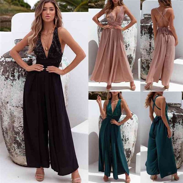 casual dresses women v-neck sleeveless backless lace wide leg loose jumpsuit ladies lace-up rompers party clubwear, Black;gray
casual dresses women v-neck sleeveless backless lace wide leg loose jumpsuit ladies lace-up rompers party clubwear, Black;gray