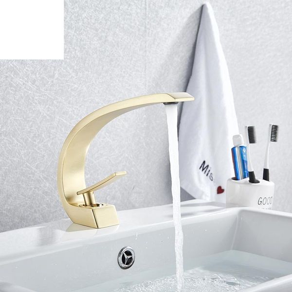 myqualife creative design brushed gold basin faucet washing mixer deck mounted cold and bathroom sink faucets
myqualife creative design brushed gold basin faucet washing mixer deck mounted cold and bathroom sink faucets