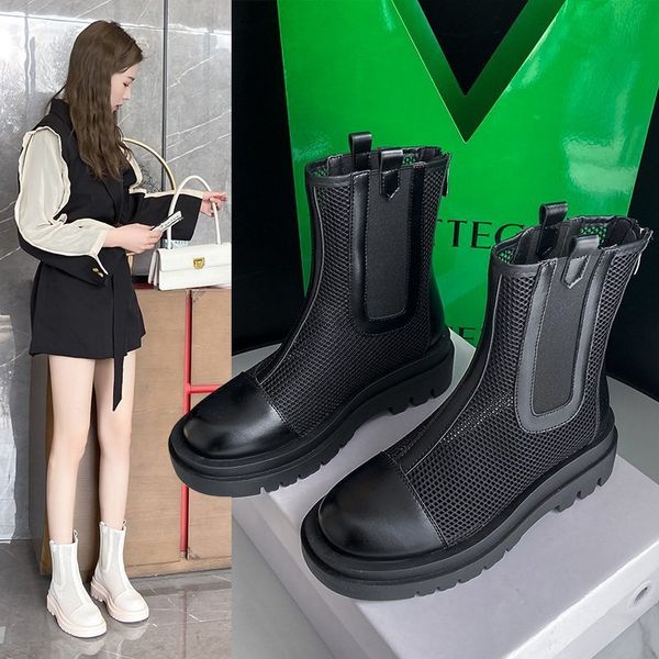 martin boots women's round head in summer 2021 back zipper thick bottom cool breathable net chimney, Black
martin boots women's round head in summer 2021 back zipper thick bottom cool breathable net chimney, Black
