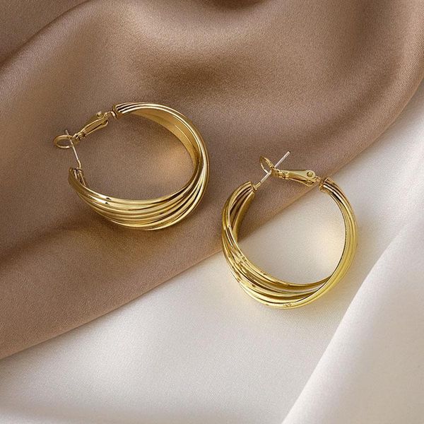 hoop & huggie gsold 2021 spring summer trendy geometric simple metal twisted texture earring temperament alloy punk party jewelry, Golden;silver
hoop & huggie gsold 2021 spring summer trendy geometric simple metal twisted texture earring temperament alloy punk party jewelry, Golden;silver