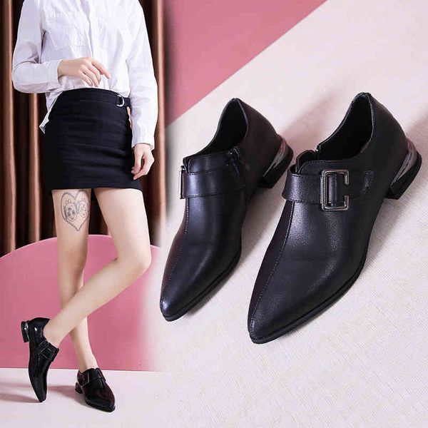 dress shoes casual woman shoe womens derby shallow mouth pointed toe fashion women's all-match autumn female woh9, Black
dress shoes casual woman shoe womens derby shallow mouth pointed toe fashion women's all-match autumn female woh9, Black