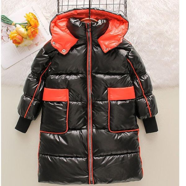 down coat winter jacket for girls children's clothing bright face korean warm long black 6 9 12 years kids parkas boy, Blue;gray
down coat winter jacket for girls children's clothing bright face korean warm long black 6 9 12 years kids parkas boy, Blue;gray