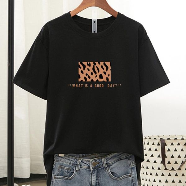 women's t-shirt leopard printed t shirt women oversized gothic graphic female soft harajuku loose cusual tees ladies, White
women's t-shirt leopard printed t shirt women oversized gothic graphic female soft harajuku loose cusual tees ladies, White
