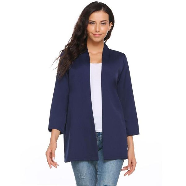 women's suits & blazers women 3/4 sleeve front open blazer casual solid loose outwear height 172cm bust 87cm waist 60cm hip 89cm natura, White;black
women's suits & blazers women 3/4 sleeve front open blazer casual solid loose outwear height 172cm bust 87cm waist 60cm hip 89cm natura, White;black