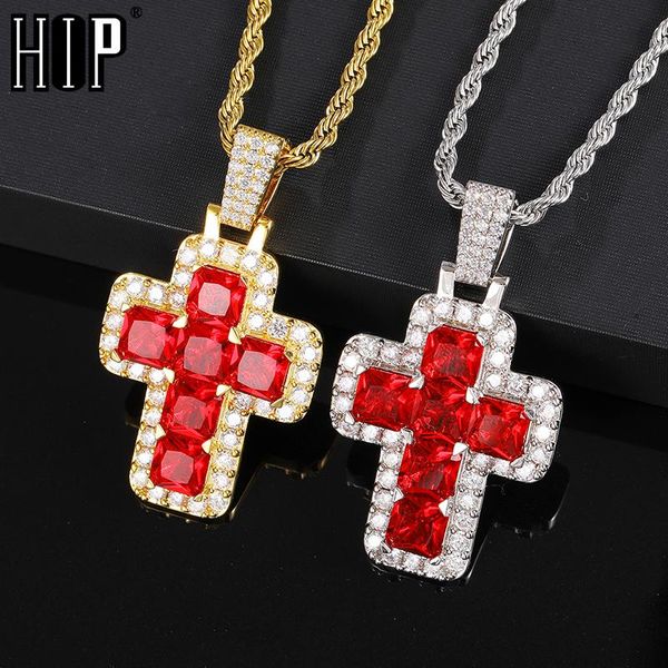 hip hop bling red crystal cross iced out cubic zircon + cz necklaces & pendants for men women jewelry with solid back chains, Silver
hip hop bling red crystal cross iced out cubic zircon + cz necklaces & pendants for men women jewelry with solid back chains, Silver
