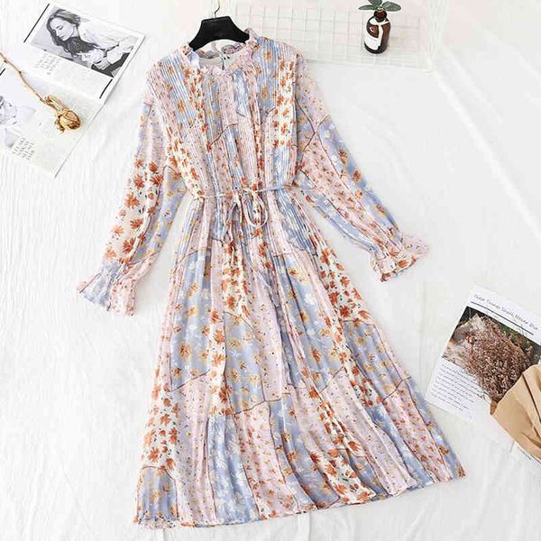 dresses long sleeve boho women floral print vintage chiffon es ruffles female summer pleated casual vestidos plus size, Black;gray
dresses long sleeve boho women floral print vintage chiffon es ruffles female summer pleated casual vestidos plus size, Black;gray