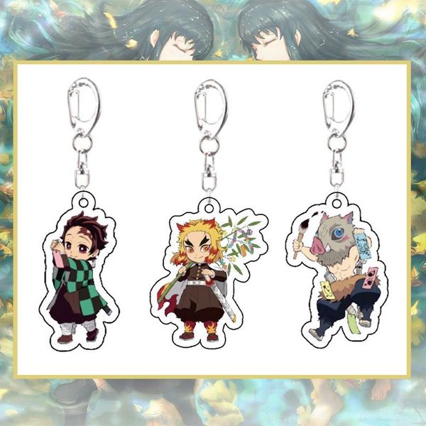 keychains tanjirou kamado nezuko tomioka giyuu kimetsu no yaiba acrylic key ring gifts anime demon slayer keychain, Silver
keychains tanjirou kamado nezuko tomioka giyuu kimetsu no yaiba acrylic key ring gifts anime demon slayer keychain, Silver