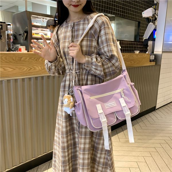 Messenger BagsWomen's Shoulder Korean Forest Single Leisure Fashion Messenger Bag, Large Capacity College Students' Backpack for Class
Messenger BagsWomen's Shoulder Korean Forest Single Leisure Fashion Messenger Bag, Large Capacity College Students' Backpack for Class