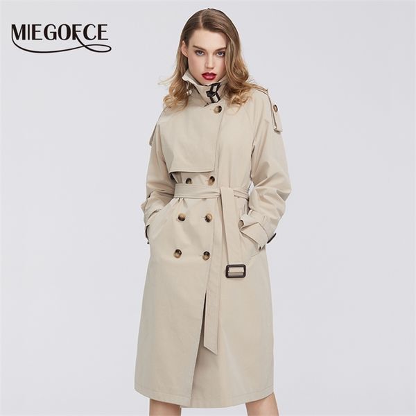 miegofce 2021 new collection cloak warm windproof womens coat trench spring windbreaker with buttons, Black
miegofce 2021 new collection cloak warm windproof womens coat trench spring windbreaker with buttons, Black