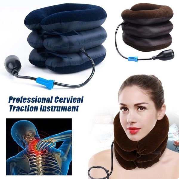 pillow portable three-layer inflatable cervical traction instrument neck pain back massage
pillow portable three-layer inflatable cervical traction instrument neck pain back massage