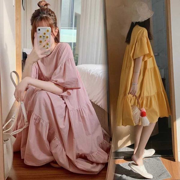 children's summer skirt 2021 large fat sister summer flared sleeve age reducing foreign style loose belly covering dress, Black;gray
children's summer skirt 2021 large fat sister summer flared sleeve age reducing foreign style loose belly covering dress, Black;gray