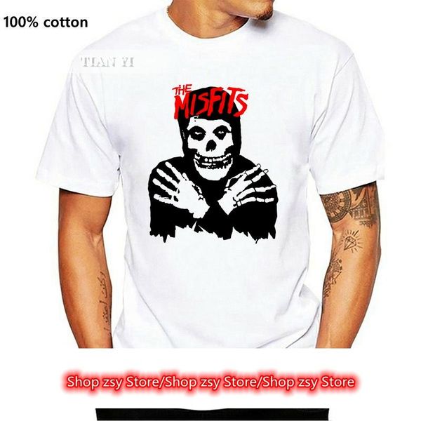 men's t-shirts misfits classic skull distressed t shirt men women size m funny tee, White;black
men's t-shirts misfits classic skull distressed t shirt men women size m funny tee, White;black
