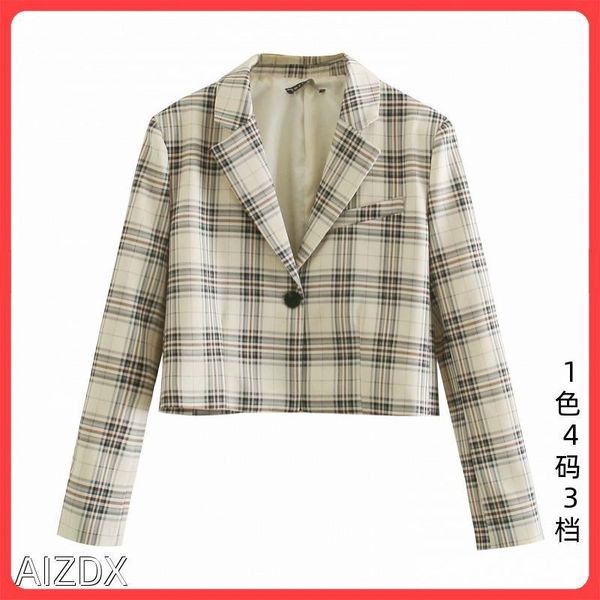 summer suit collar, long sleeve, one button, short plaid, slim fit, fashionable, , european and american women's suits & blazers, White;black
summer suit collar, long sleeve, one button, short plaid, slim fit, fashionable, , european and american women's suits & blazers, White;black