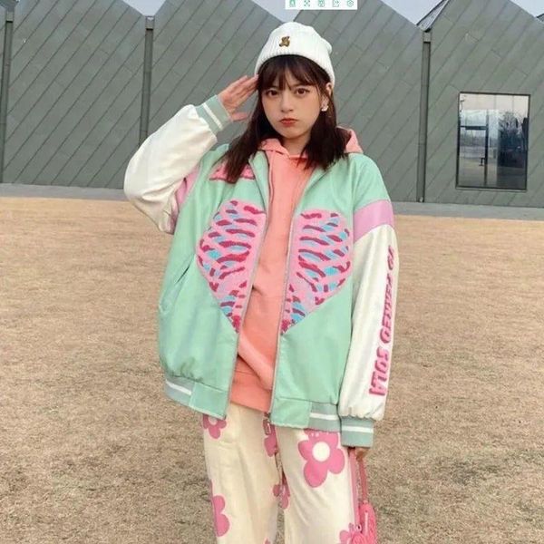 women's hoodies & sweatshirts harajuku women oversize skull love heart print zipper kawaii cute hip hop loose long sleeve female coats, Black
women's hoodies & sweatshirts harajuku women oversize skull love heart print zipper kawaii cute hip hop loose long sleeve female coats, Black