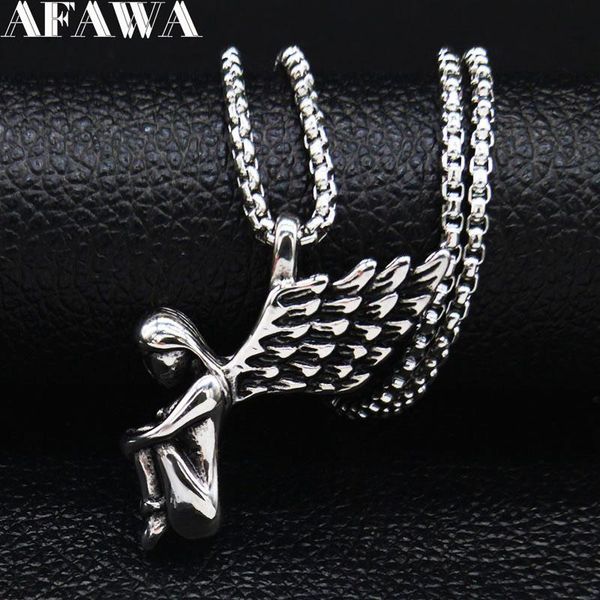 pendant necklaces 2021 punk angle stainless steel long statement necklace for women silver color pendants jewelry collares n1915s02
pendant necklaces 2021 punk angle stainless steel long statement necklace for women silver color pendants jewelry collares n1915s02