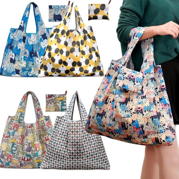 storage bags foldable shopping bag eco-friendly folding reusable portable shoulder handbag waterproof polyester for travel grocery
storage bags foldable shopping bag eco-friendly folding reusable portable shoulder handbag waterproof polyester for travel grocery