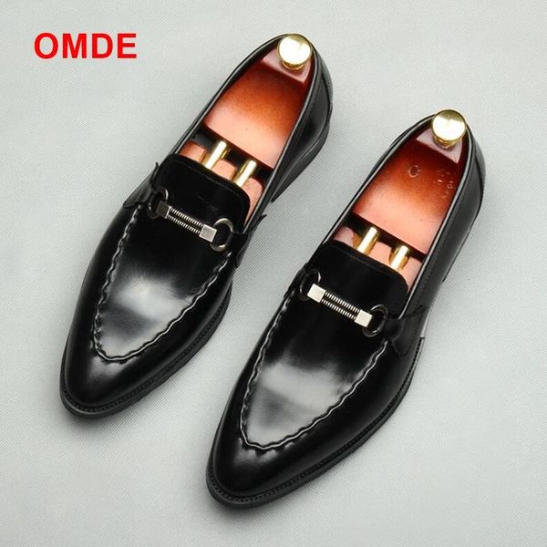 dress shoes omde genuine leather loafers luxury slip on formal men wedding handmade business office men's flats, Black
dress shoes omde genuine leather loafers luxury slip on formal men wedding handmade business office men's flats, Black