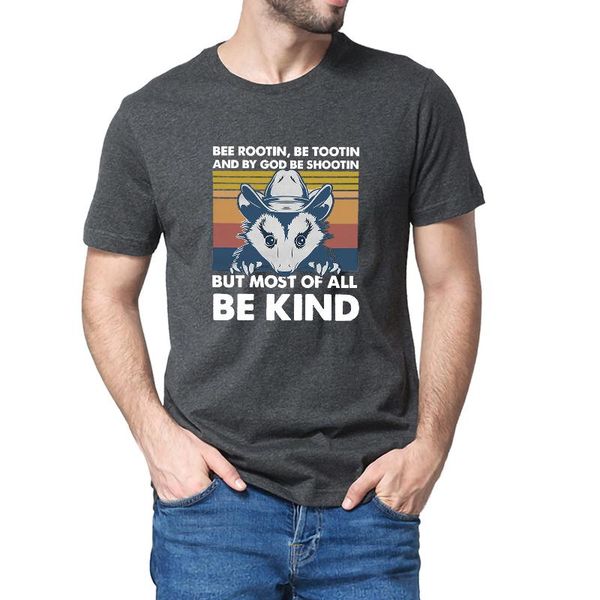 men's t-shirts opossum bee rootin be tootin and by god shootin but most of all kind vintage inspired funny 100% cotton t-shirt tee, White;black
men's t-shirts opossum bee rootin be tootin and by god shootin but most of all kind vintage inspired funny 100% cotton t-shirt tee, White;black