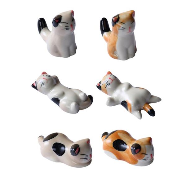 chopsticks 6pcs ceramics rest dinner spoon stand fork holder - cat
chopsticks 6pcs ceramics rest dinner spoon stand fork holder - cat