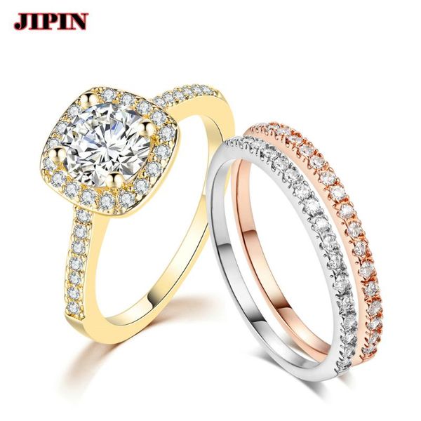 wedding rings cute/romantic square zircon 3 ring set for women mix gold color fashion jewelry bijoux + original design b01130, Slivery;golden
wedding rings cute/romantic square zircon 3 ring set for women mix gold color fashion jewelry bijoux + original design b01130, Slivery;golden