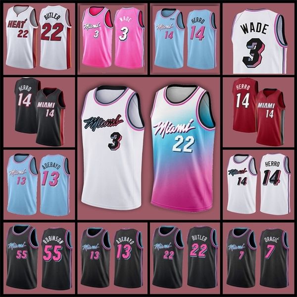 09butler jeresy wade jimmy dwayne tyler dwyane pelican herro miami\rheats goran bam 7 dragic duncan13 ado robinson basketball jersey, Black
09butler jeresy wade jimmy dwayne tyler dwyane pelican herro miami\rheats goran bam 7 dragic duncan13 ado robinson basketball jersey, Black