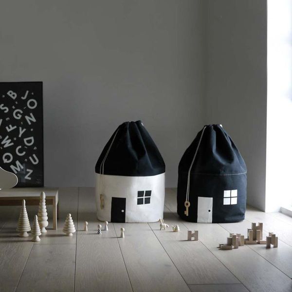 storage bags home house arrangement and bag sailcloth children's toy hanging
