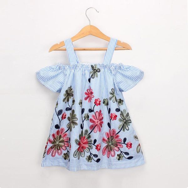girl's dresses dulce amor girls strap dress 2021 summer kids striped for cute embroidery floral baby girl clothing drop, Red;yellow
girl's dresses dulce amor girls strap dress 2021 summer kids striped for cute embroidery floral baby girl clothing drop, Red;yellow