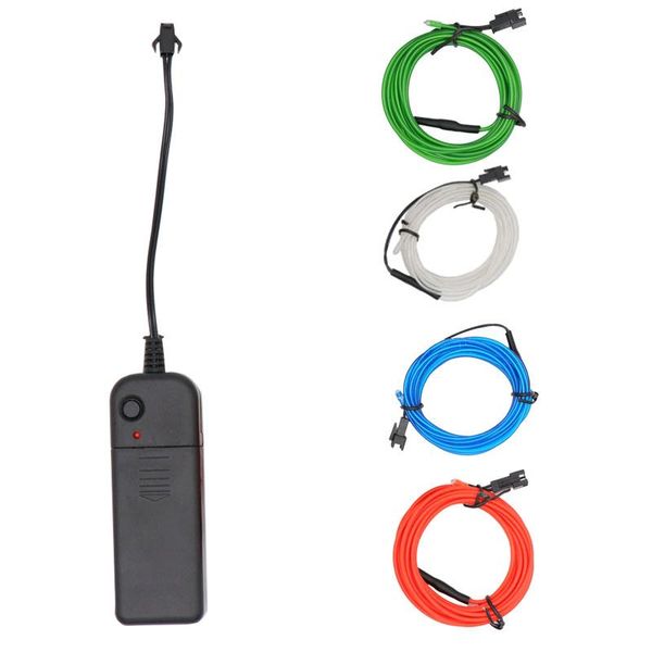 1m/3m/5m 3v flexible neon light glow el wire rope tape cable strip led lights shoes clothing car waterproof strips
1m/3m/5m 3v flexible neon light glow el wire rope tape cable strip led lights shoes clothing car waterproof strips