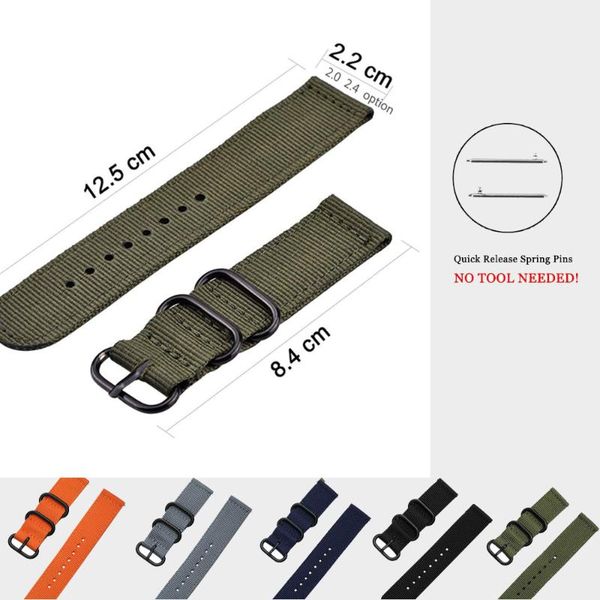 watch bands 18mm 20mm 22mm 24mm strap for gear s3 s2 classic adjustable with metal buckle universal woven nylon sport, Black;brown
watch bands 18mm 20mm 22mm 24mm strap for gear s3 s2 classic adjustable with metal buckle universal woven nylon sport, Black;brown
