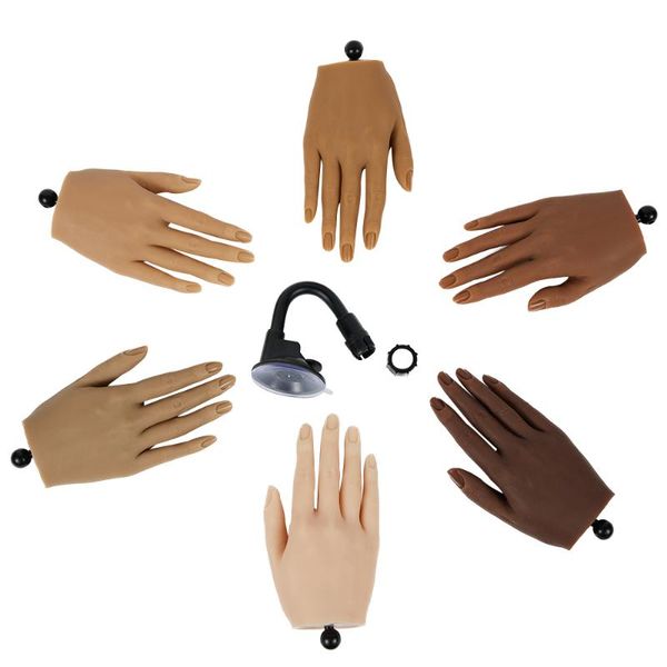 false nails practice hand for acrylic with tips mannequin flexible finger adjustment display model moveable, Red;gold
false nails practice hand for acrylic with tips mannequin flexible finger adjustment display model moveable, Red;gold