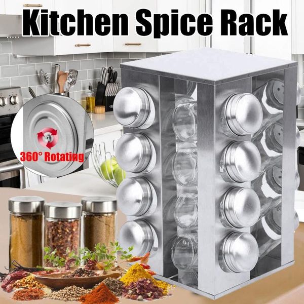 storage bottles & jars 16 rotating spice rack with glass pot working table tower revolving for seasoning drying herbs racks holder
storage bottles & jars 16 rotating spice rack with glass pot working table tower revolving for seasoning drying herbs racks holder