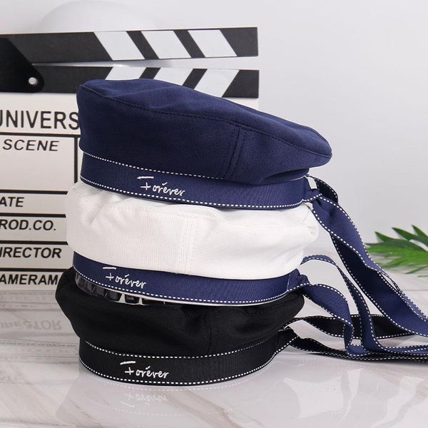berets women's beret sailor dance hat navy uniform stage performance letter, Blue;gray
berets women's beret sailor dance hat navy uniform stage performance letter, Blue;gray