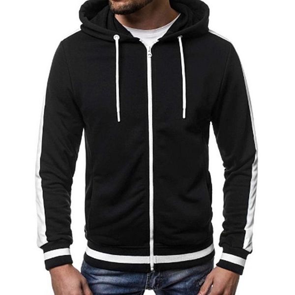 men's hoodies & sweatshirts 2021 brand casual zipper hoodie coat mixed colors men man for male, Black
men's hoodies & sweatshirts 2021 brand casual zipper hoodie coat mixed colors men man for male, Black