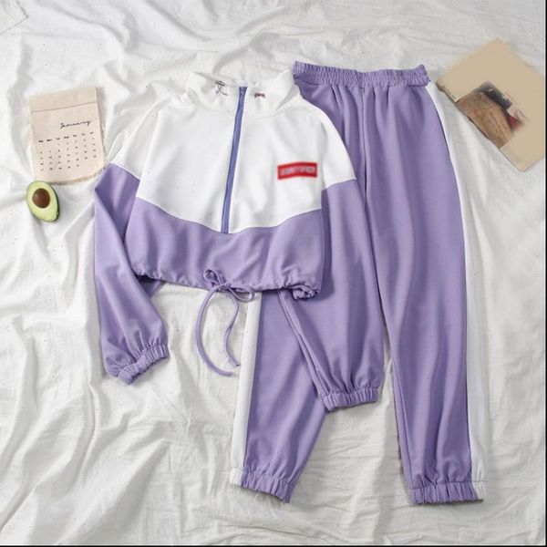 womens tracksuits spring autumn casual two piece set long sleeve pants suits female korean hip hop tracksuit lady suit, Gray
womens tracksuits spring autumn casual two piece set long sleeve pants suits female korean hip hop tracksuit lady suit, Gray