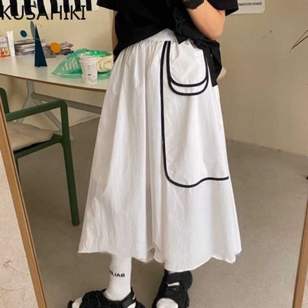 kusahiki hit color patchwork woman skirts causal korean high waist a-line skirt fashion faldas mujer moda 6h139 210602, Black
kusahiki hit color patchwork woman skirts causal korean high waist a-line skirt fashion faldas mujer moda 6h139 210602, Black