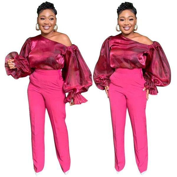 women's jumpsuits & rompers charming female red two piece set fashion long puff sleeve +straight legs pants lady's office shirt su, Black;white
women's jumpsuits & rompers charming female red two piece set fashion long puff sleeve +straight legs pants lady's office shirt su, Black;white