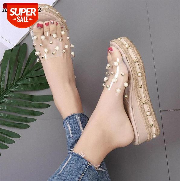 fashion jelly sandals summer candy slippers woman shoes flats ladies womens zapatos mujer slip on pearl beach wedges shoe #pc3o, Black
fashion jelly sandals summer candy slippers woman shoes flats ladies womens zapatos mujer slip on pearl beach wedges shoe #pc3o, Black
