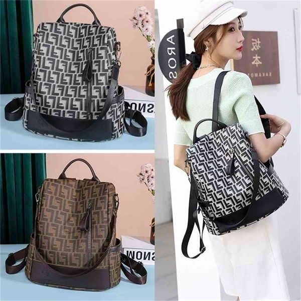 new women's backpack leisure travel handbag fashion letter contrast color single shoulder bag purse
new women's backpack leisure travel handbag fashion letter contrast color single shoulder bag purse
