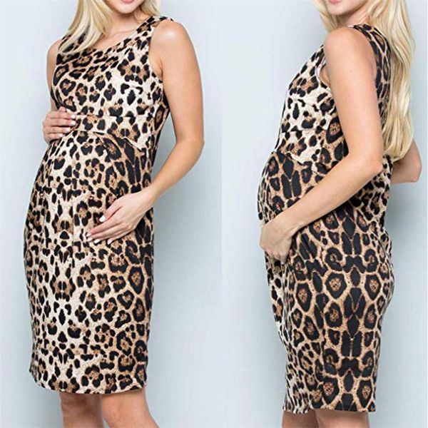 benemaker maternity dresses pregnancy clothing women sleeveless leopard print dress for pregnant na434, White
benemaker maternity dresses pregnancy clothing women sleeveless leopard print dress for pregnant na434, White