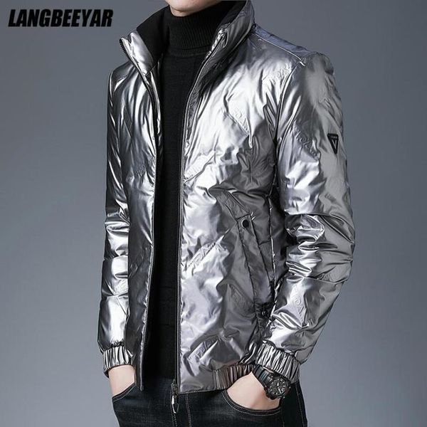 High quality men's casual thick warm and windproof shiny bubble et, winter clothing, 2021, Black 
High quality men's casual thick warm and windproof shiny bubble et, winter clothing, 2021, Black