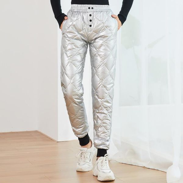winter double-sided frivolitycotton trousers thicker women wear high-waist pencil pants windproof warm women's & capris, Black;white
winter double-sided frivolitycotton trousers thicker women wear high-waist pencil pants windproof warm women's & capris, Black;white