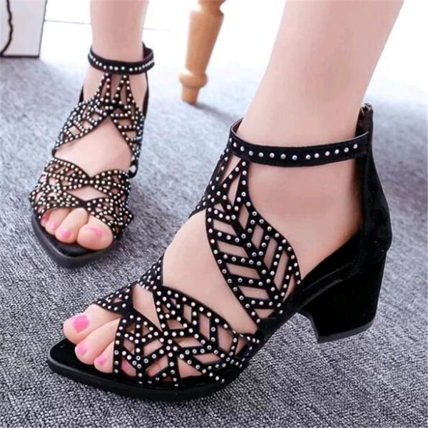sandals fashion women bling 7cm high heels diamond summer square heel shoes wedding leather sandalia upq0, Black
sandals fashion women bling 7cm high heels diamond summer square heel shoes wedding leather sandalia upq0, Black