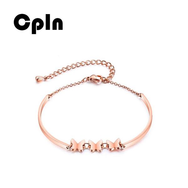cpln fashion temperament stainless steel butterfly jewelry trend thin titanium bracelet link, chain, Black
cpln fashion temperament stainless steel butterfly jewelry trend thin titanium bracelet link, chain, Black