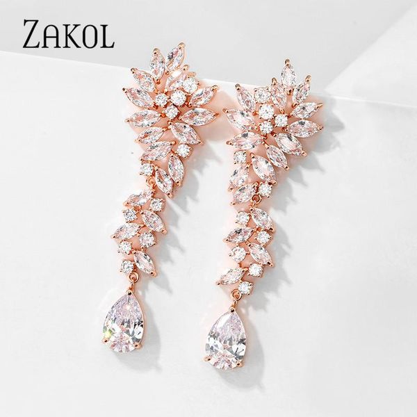 dangle & chandelier zakol luxury cluster leaf zirconia crystal women long drop earrings with silver color teardrop for bridal wedding jewelr
dangle & chandelier zakol luxury cluster leaf zirconia crystal women long drop earrings with silver color teardrop for bridal wedding jewelr
