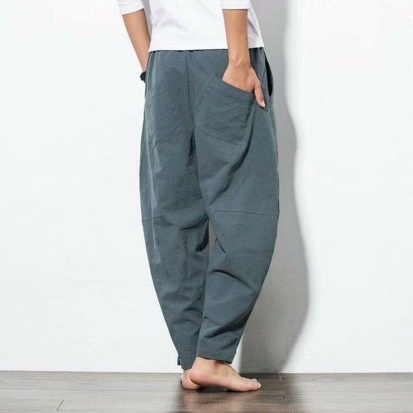 men's pants 100% linen classic casual men spring autumn summer business fashion comfortable pockets elastic straigh male trousers 6zng, Black
men's pants 100% linen classic casual men spring autumn summer business fashion comfortable pockets elastic straigh male trousers 6zng, Black