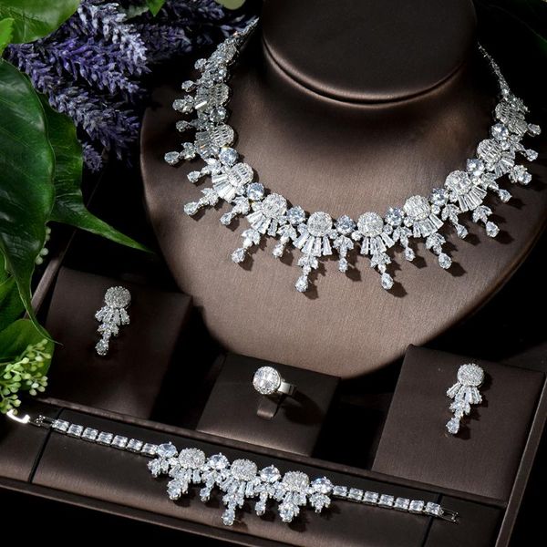 earrings & necklace hibride clear big round geometric design earring set women bridal wedding jewelry accessories dubai sets n-1509, Silver
earrings & necklace hibride clear big round geometric design earring set women bridal wedding jewelry accessories dubai sets n-1509, Silver
