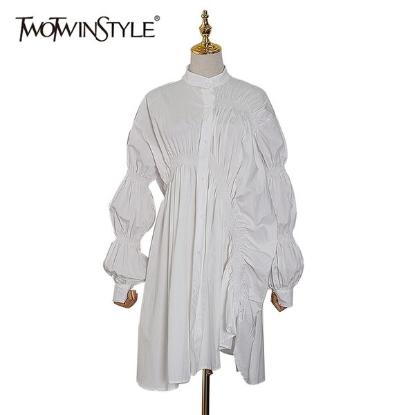 casual irregular dress women stand collar lantern long sleeve high waist ruched dresses female clothing fashion 210520, Black;gray
casual irregular dress women stand collar lantern long sleeve high waist ruched dresses female clothing fashion 210520, Black;gray