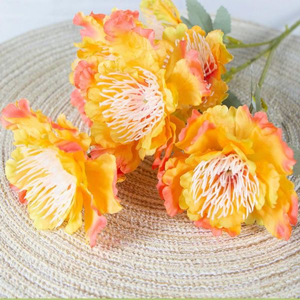 decorative flowers & wreaths 6 heads peony artificial fake for home living room desk wedding decoration indoor decor summer autumn
decorative flowers & wreaths 6 heads peony artificial fake for home living room desk wedding decoration indoor decor summer autumn